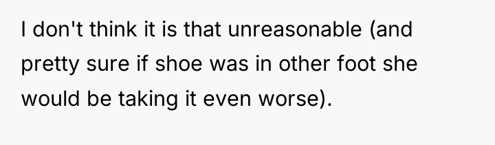 I don't think it is that unreasonable (and pretty sure...