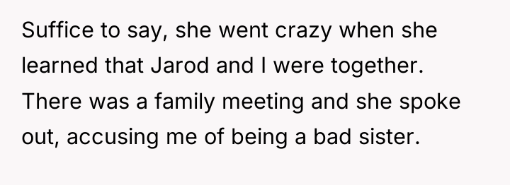 Suffice to say, she went crazy when she learned that...