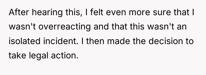 After hearing this, I felt even more sure that I...