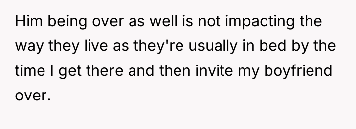 Him being over as well is not impacting the way...