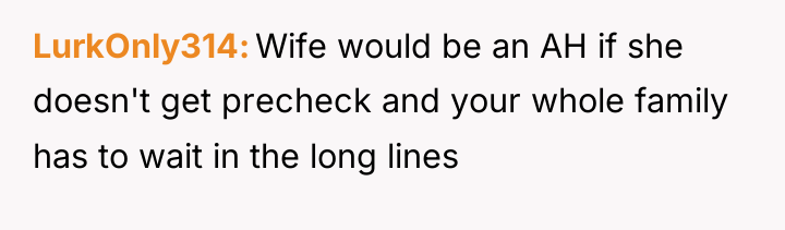 LurkOnly314 Wife would be an AH if she doesn't get...