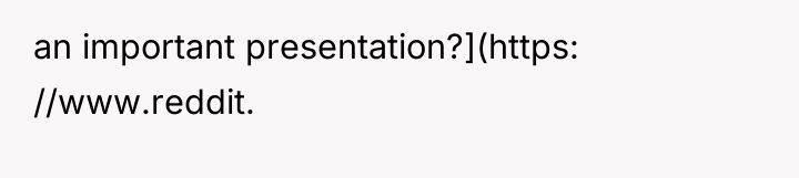 an important presentation?](https: //www.reddit.