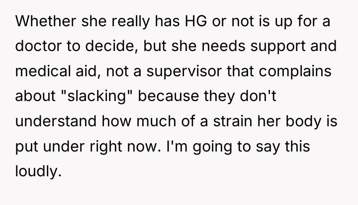 Whether she really has HG or not is up for...