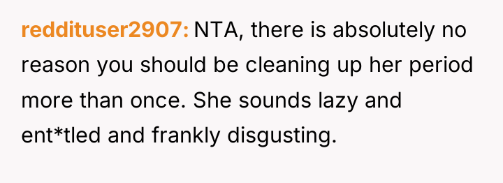 reddituser2907 NTA, there is absolutely no reason you should be...