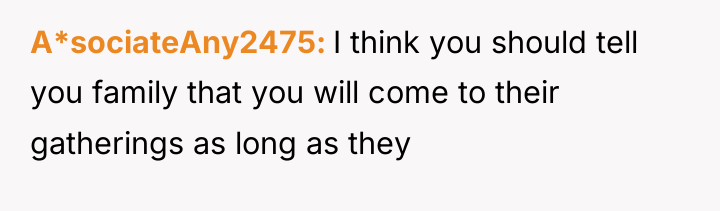 A*sociateAny2475 I think you should tell you family that you...