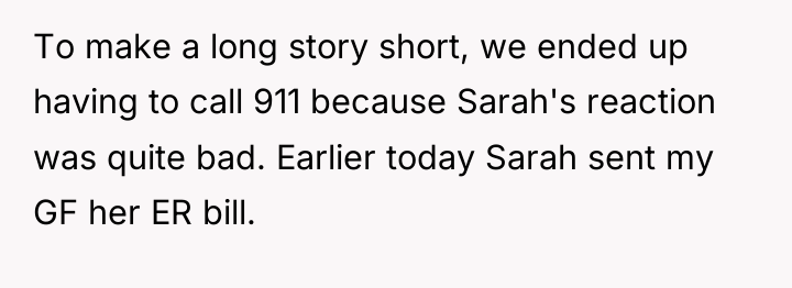 To make a long story short, we ended up having...