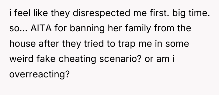 i feel like they disrespected me first. big time. so......