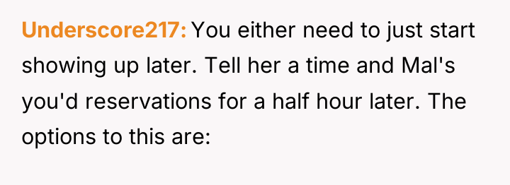 Underscore217 You either need to just start showing up later....