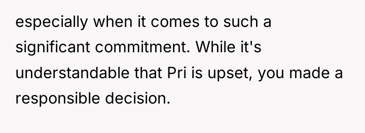 especially when it comes to such a significant commitment. While...