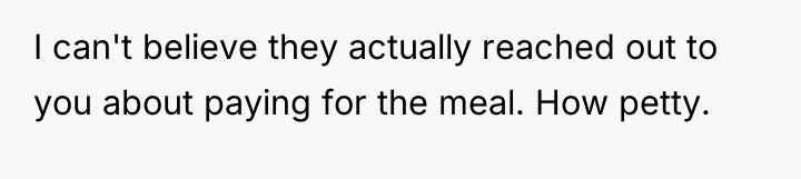I can't believe they actually reached out to you about...