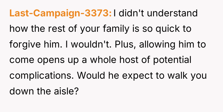 Last-Campaign-3373 I didn't understand how the rest of your family...