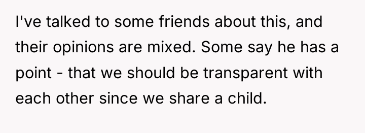 I've talked to some friends about this, and their opinions...
