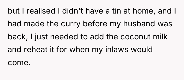 but I realised I didn't have a tin at home,...