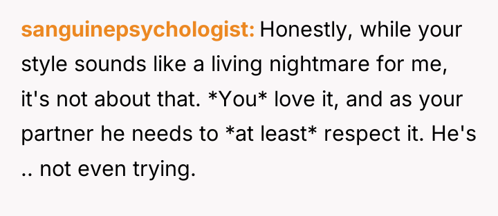 sanguinepsychologist Honestly, while your style sounds like a living nightmare...