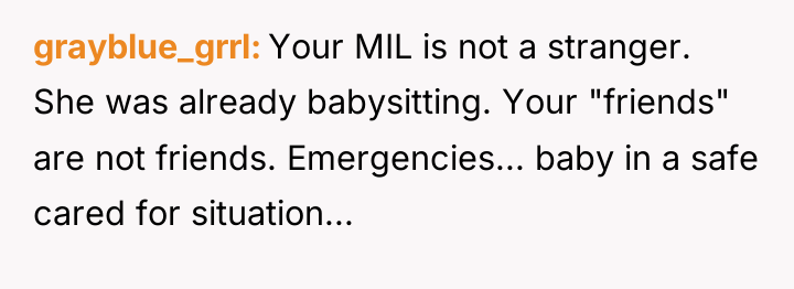grayblue_grrl Your MIL is not a stranger. She was already...