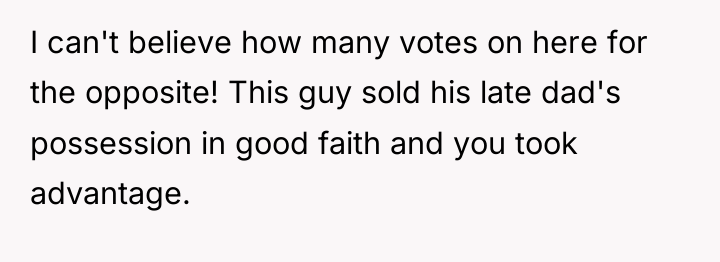 I can't believe how many votes on here for the...