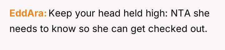 EddAra Keep your head held high: NTA she needs to...