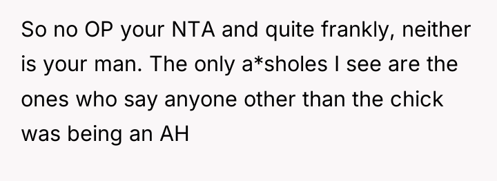So no OP your NTA and quite frankly, neither is...