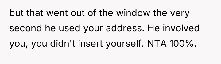 but that went out of the window the very second...