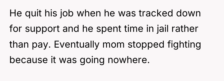 He quit his job when he was tracked down for...