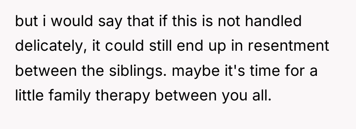 but i would say that if this is not handled...