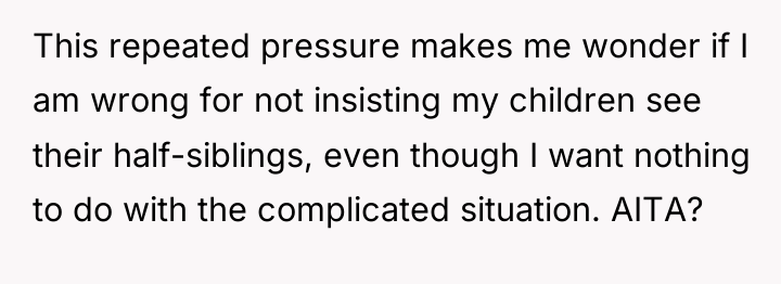 This repeated pressure makes me wonder if I am wrong...
