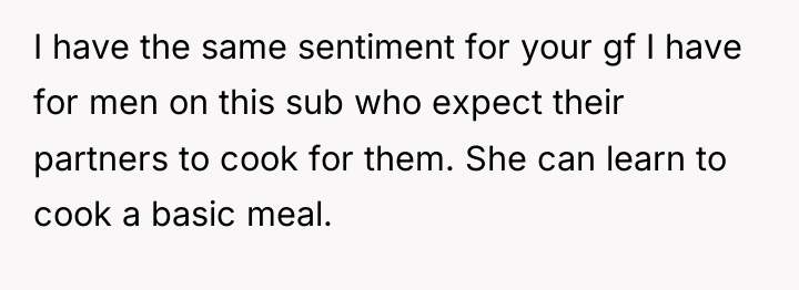 I have the same sentiment for your gf I have...