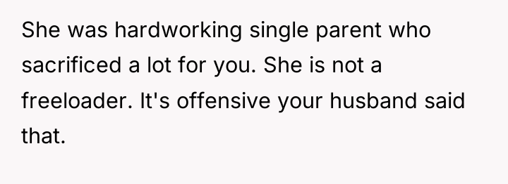 She was hardworking single parent who sacrificed a lot for...
