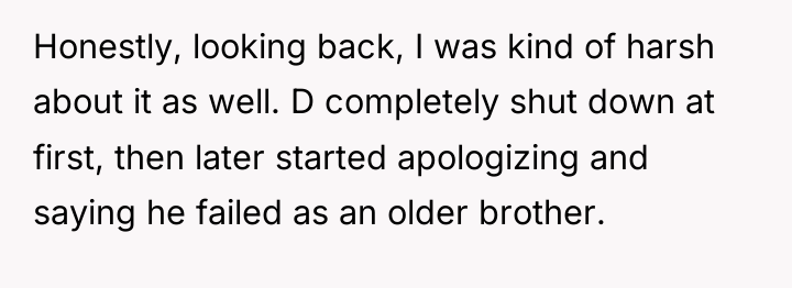 Honestly, looking back, I was kind of harsh about it...