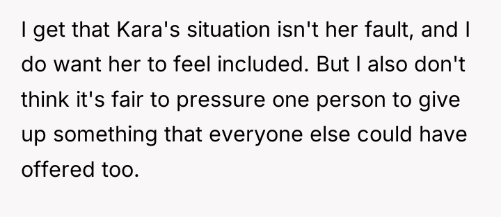 I get that Kara's situation isn't her fault, and I...