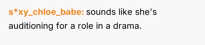 s*xy_chloe_babe sounds like she's auditioning for a role in a...