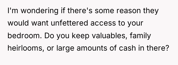 I'm wondering if there's some reason they would want unfettered...