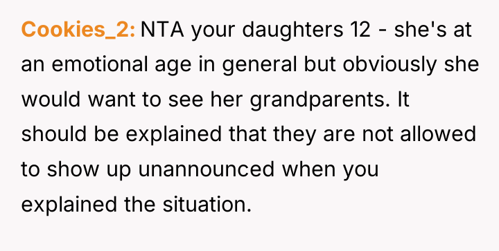 Cookies_2 NTA your daughters 12 - she's at an emotional...