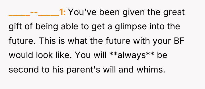 _____--_____1 You've been given the great gift of being able...