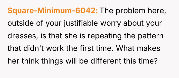 Square-Minimum-6042 The problem here, outside of your justifiable worry about...