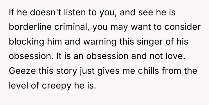 If he doesn't listen to you, and see he is...