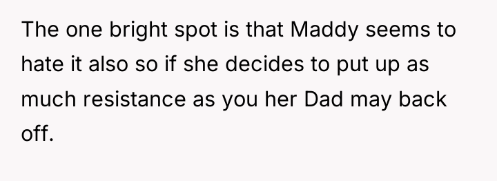 The one bright spot is that Maddy seems to hate...