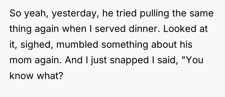 So yeah, yesterday, he tried pulling the same thing again...