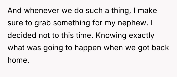 And whenever we do such a thing, I make sure...