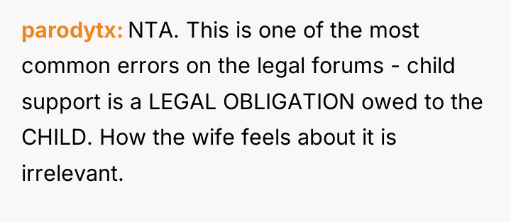 parodytx NTA. This is one of the most common errors...