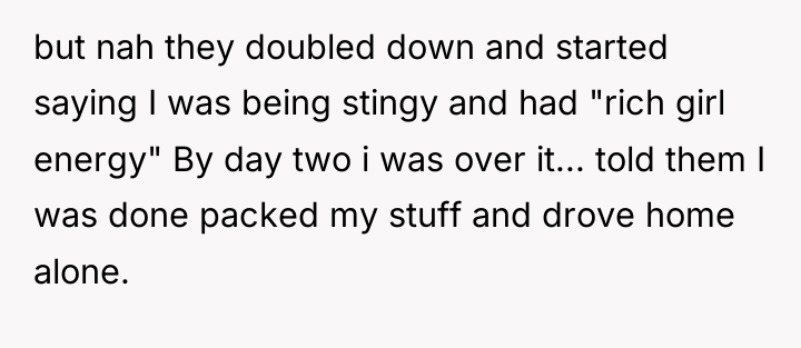 but nah they doubled down and started saying I was...