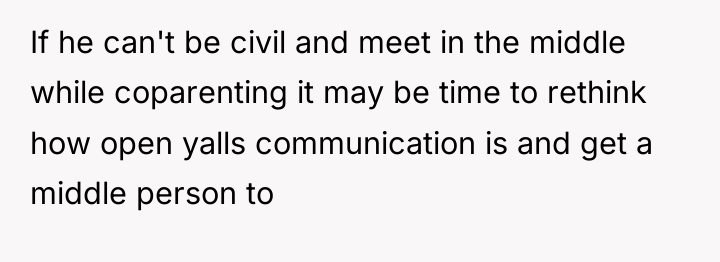 If he can't be civil and meet in the middle...