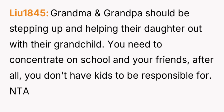 Liu1845 Grandma & Grandpa should be stepping up and helping...