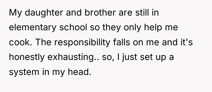 My daughter and brother are still in elementary school so...