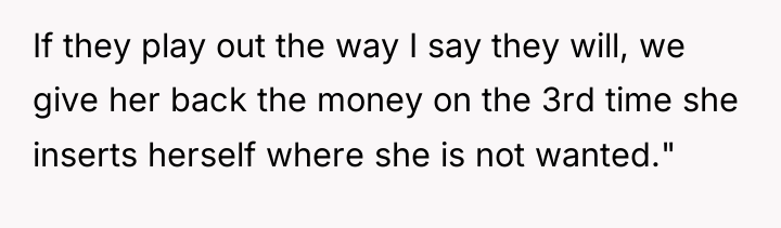 If they play out the way I say they will,...
