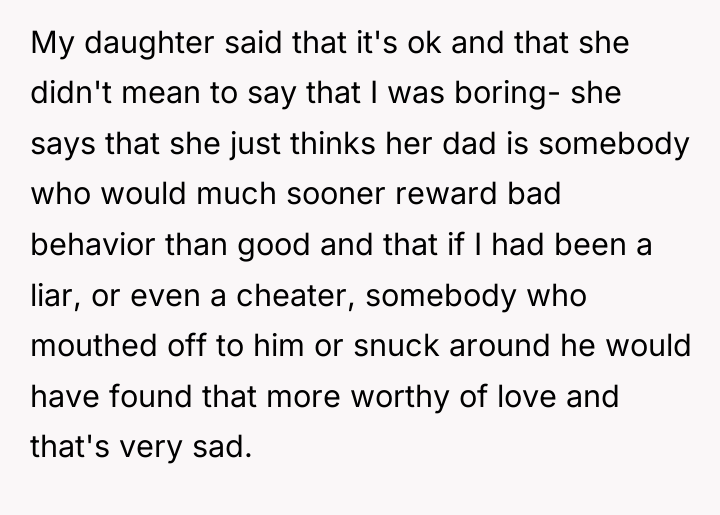 My daughter said that it's ok and that she didn't...