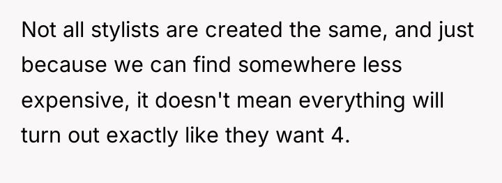 Not all stylists are created the same, and just because...
