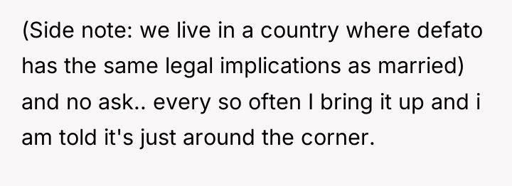 (Side note: we live in a country where defato has...