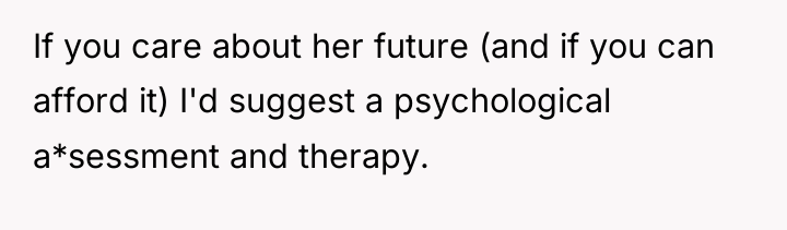 If you care about her future (and if you can...