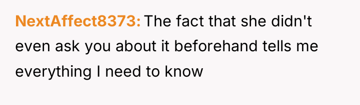 NextAffect8373 The fact that she didn't even ask you about...